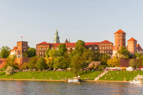 A Krarow, a Wawel királyi vár — Stock Fotó