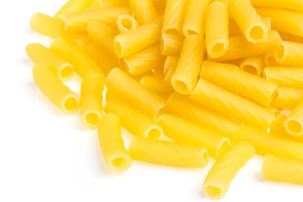 Macro close-up van penne pasta achtergrondstructuur — Stockfoto