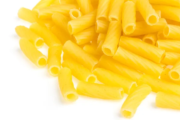 Makro closeup texturu pozadí těstoviny penne — Stock fotografie