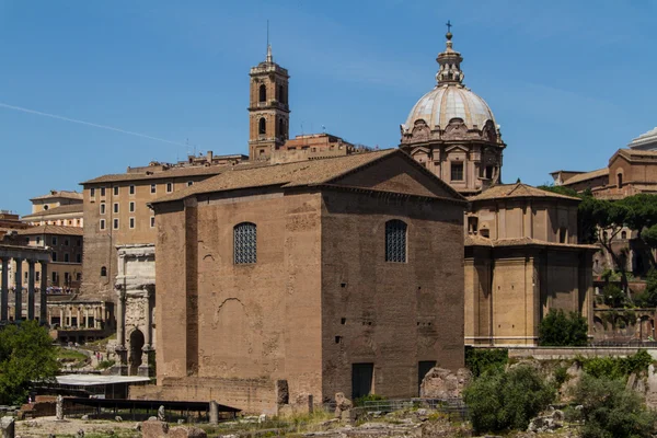 Rovine romane a roma, forum — Foto Stock