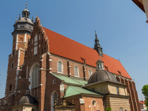 Краків - corpus christi церква заснували kasimirus iii на — стокове фото