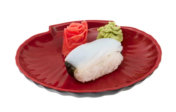 Japanisches Tintenfisch-Sushi — Stockfoto