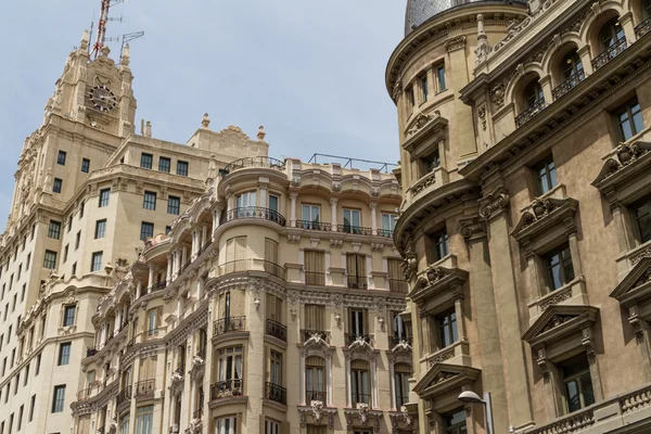 Straßenansicht in Madrid — Stockfoto