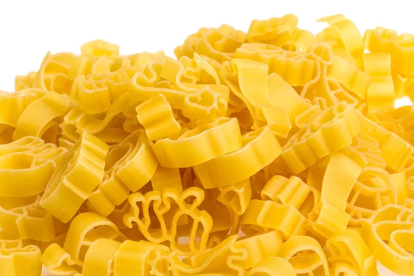 Raw yellow Italian pasta — Stock Photo, Image