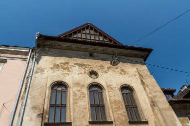 Krakow - Kazimierz 'in eski Yahudi bölgesinde eşsiz bir mimari.