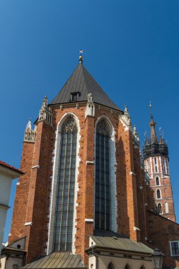 St mary's basilica Krakow, Polonya