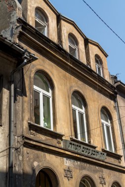 Krakow - Kazimierz 'in eski Yahudi bölgesinde eşsiz bir mimari.