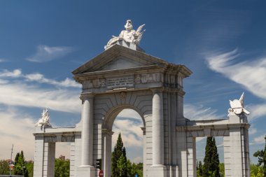 Madrid 'de sokak manzarası