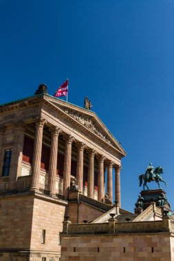 Alte nationalgalerie üzerinde museumsinsel Berlin, Almanya