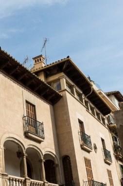 bir palma de mallorca, mallorca, Balear Adaları'nda mainstreet,
