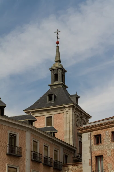 Casa de la villa i plaza de la villa, madrid, Spanien. plats för ci — Stockfoto