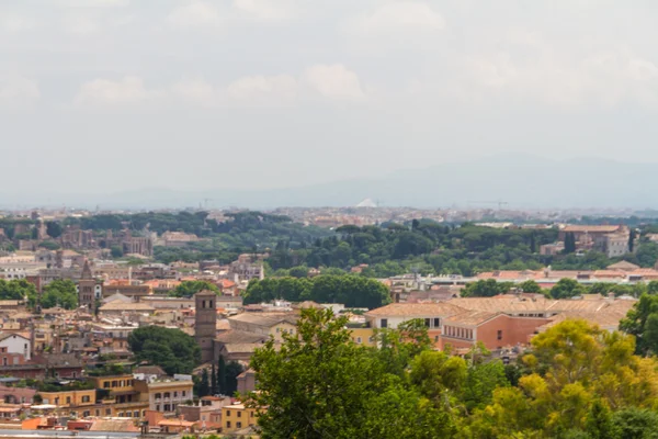 Roma, İtalya. Şehrin havadan görünümü