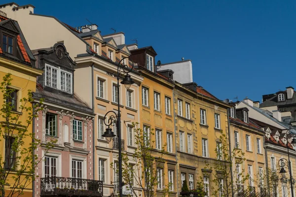 Centrum van de stad van Warschau, Polen — Stok fotoğraf