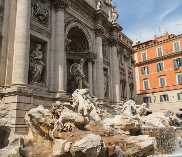 Фонтан Треви - самый знаменитый фонтан Рима в мире. I — стоковое фото