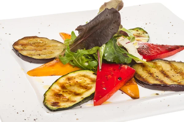 Gegrilltes Gemüse (Zucchini, Auberginen, Paprika),) — Stockfoto