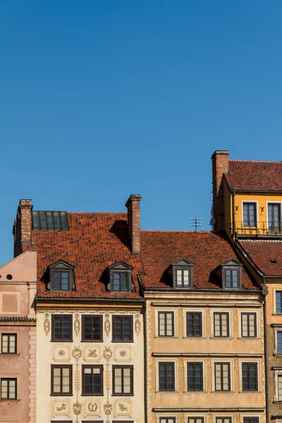 Slottstorget i Warszawa, Polen — Stockfoto