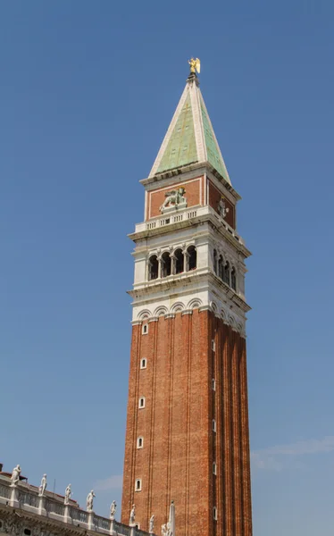 圣马克钟楼-钟楼圣马哥孛罗在意大利，贝尔 — 图库照片