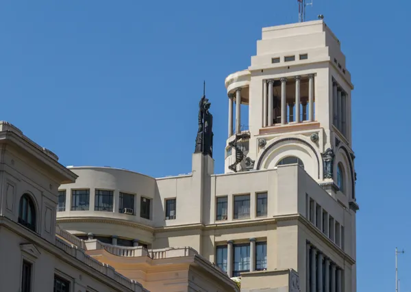 Gatuvy i Madrid — Stockfoto