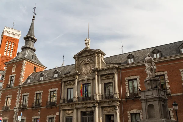 Площі Пласа-Майор в Мадриді, Іспанія — стокове фото