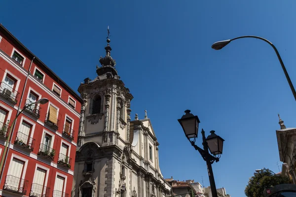 Vista de rua em Madrid — Fotografia de Stock