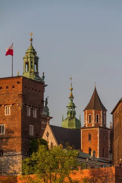 A Krarow, a Wawel királyi vár — Stock Fotó