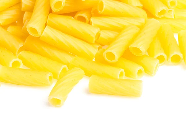 Macro closeup of penne pasta background texture — Stock Photo, Image