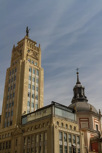 Vue sur la rue à Madrid — Photo