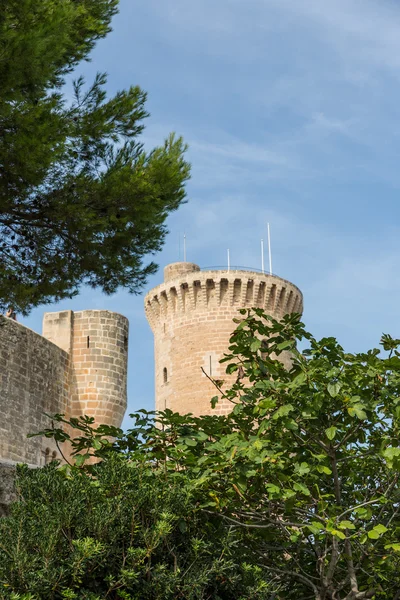 Bellver kasteel castillo toren in Mallorca in palma de mallorca ba — Stockfoto