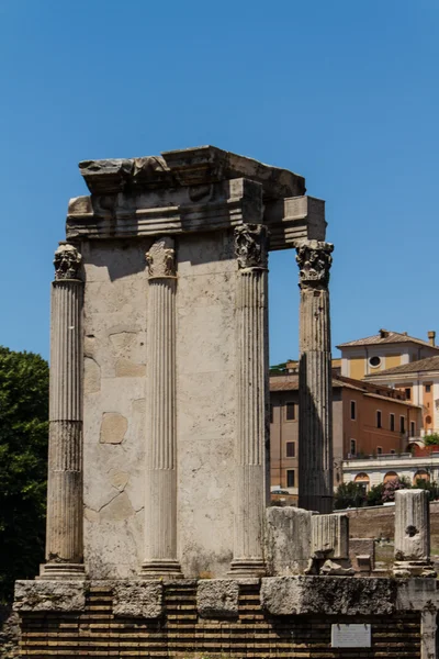 Ruínas romanas em roma, fórum — Fotografia de Stock