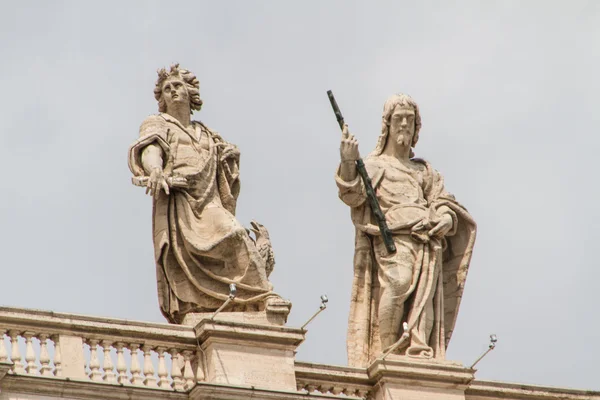 Basilica di san pietro, Řím, Itálie — Stock fotografie