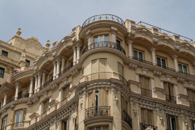 Madrid 'de sokak manzarası