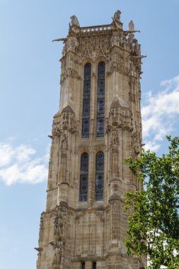 Saint-Jacques Tower, Paris, France. clipart