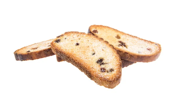 Biscoitos no fundo branco — Fotografia de Stock