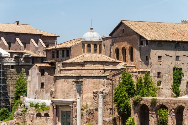 Roman ruins in Rome, Forum — Stock Photo, Image