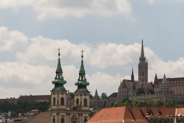 Widok zabytków w Budapeszcie — Zdjęcie stockowe