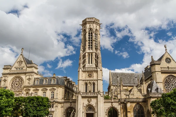 De kerk van saint-germain-l'aux errois, paris, Frankrijk — Stockfoto