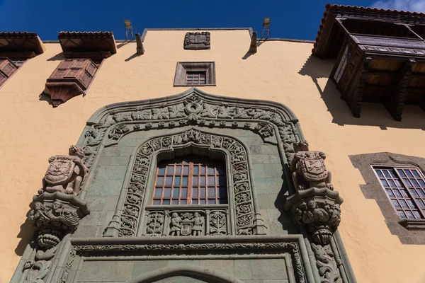 Columbus dům (casa de tlustého střeva), Las Palmas, Kanárské ostrovy, Španělsko — Stock fotografie