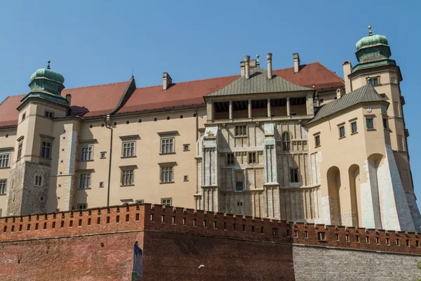 Kungliga slottet på wawel, krakow — Stockfoto