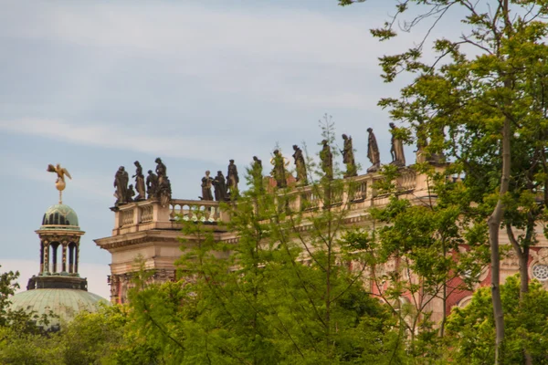 El nuevo palacio de Potsdam Alemania en la lista del Patrimonio Mundial de la UNESCO — Foto de Stock