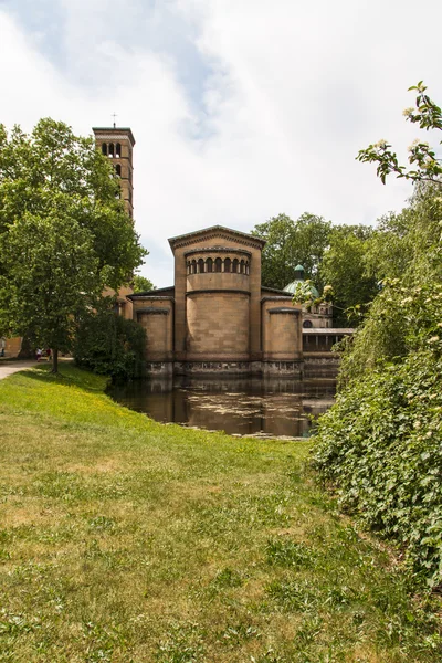 Bir kilise potsdam Almanya tarihinde unesco Dünya Miras Listesi — Stok fotoğraf