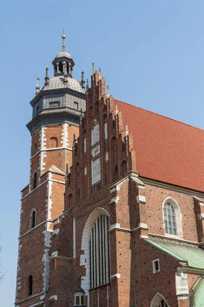 Cracow - Corpus Christi Church was founded by Kasimirus III The — Stock Photo, Image