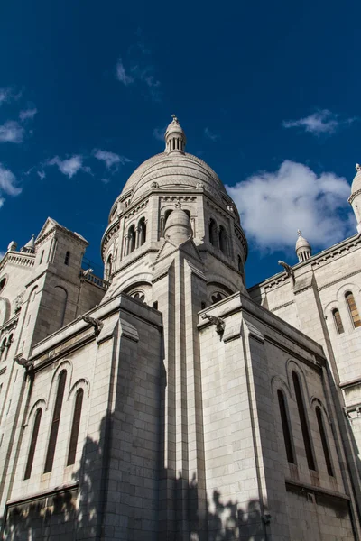 Den yttre arkitekturen i sacre coeur, montmartre, paris, fra — Stockfoto