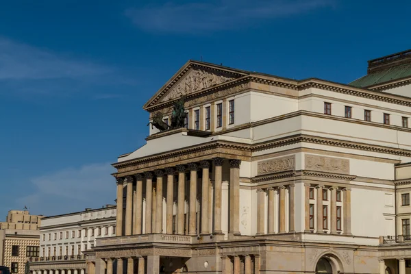 วอร์ซอ ประเทศโปแลนด์ - National Opera House and National Theatre build — ภาพถ่ายสต็อก