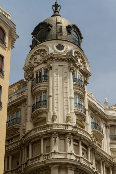 Straßenansicht in Madrid — Stockfoto