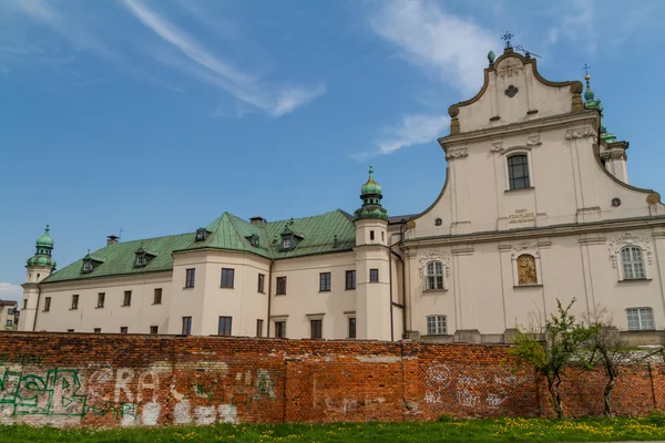 Catedral en el casco antiguo de Cracovia — Foto de Stock