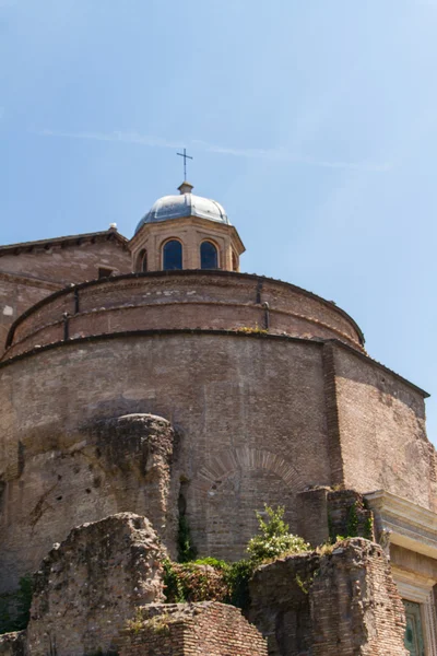 Roman ruins in Rome, Forum — Stock Photo, Image