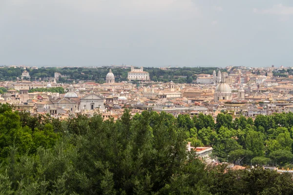 Resa-serien - Italien. Visa ovanför centrum i Rom, Italien. — Stockfoto