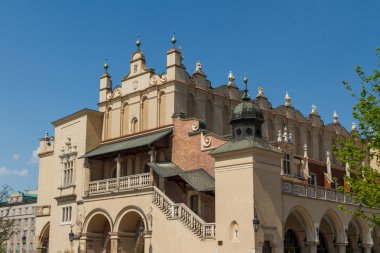 garip bakış açısı, Polonya Krakow bina sukiennice