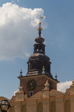 krakow tarihi bir bina. Polonya
