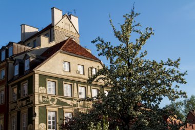 centrum van de stad van Warschau, Polen